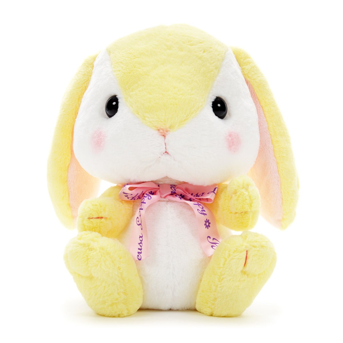 Amuse Plush Bunny Pote Usa Loppy Yuzupyon Yellow 16 Inches BIG Size