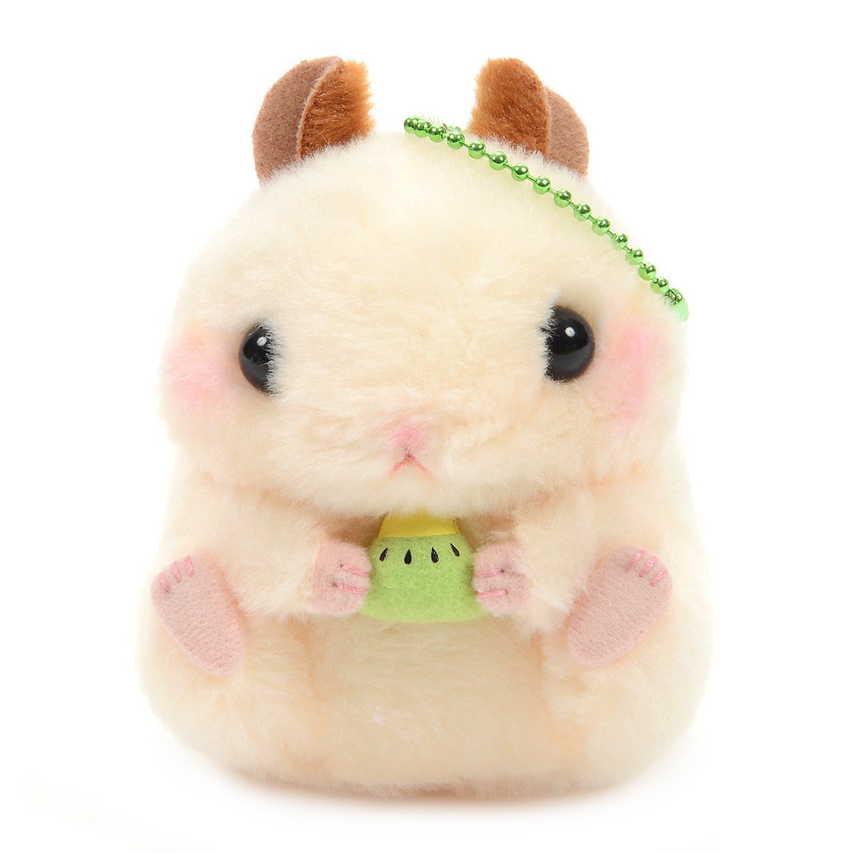 Plush Hamster, Amuse, Coroham Coron, Kin-chan, Beige, 4 Inches