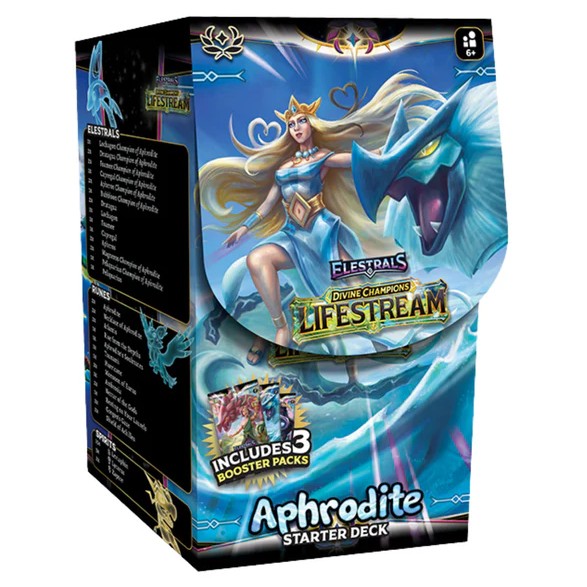 Elestrals - Divine Champions - Lifestream - TCG Trading Card - Starter Deck Aphrodite