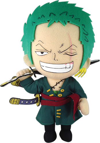 Zoro Plush Doll, One Piece, 8 Inches