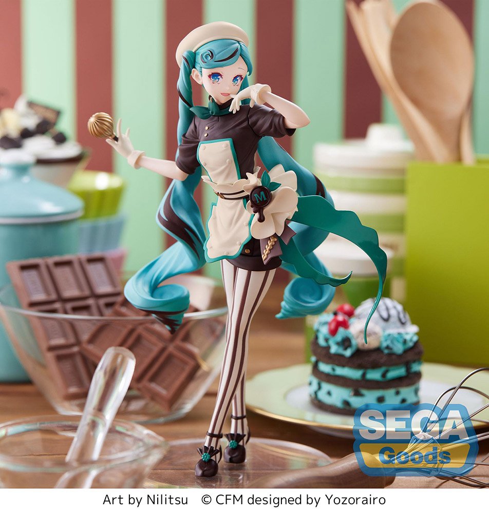 Hatsune Miku Figure, Bitter Patissier, Luminasta, Vocaloid, Sega