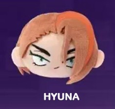 Alien Stage Drowing Bloom Series Mini Plush Brooch - HYUNA