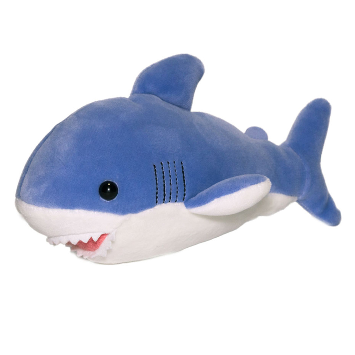 Shark Plush Toy Aquarium Colorful Collection Stuffed Animal Navy Blue 8 Inches