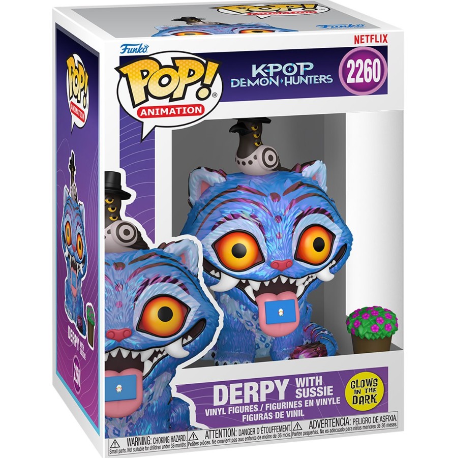 Derby with Sussie Figure KPop Demon Hunters Funko Pop 2260 - Glow in the Dark