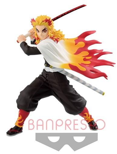 Kyojuro Rengoku Figure, Vibration Stars, Demon Slayer, Kimetsu no Yaiba, Banpresto