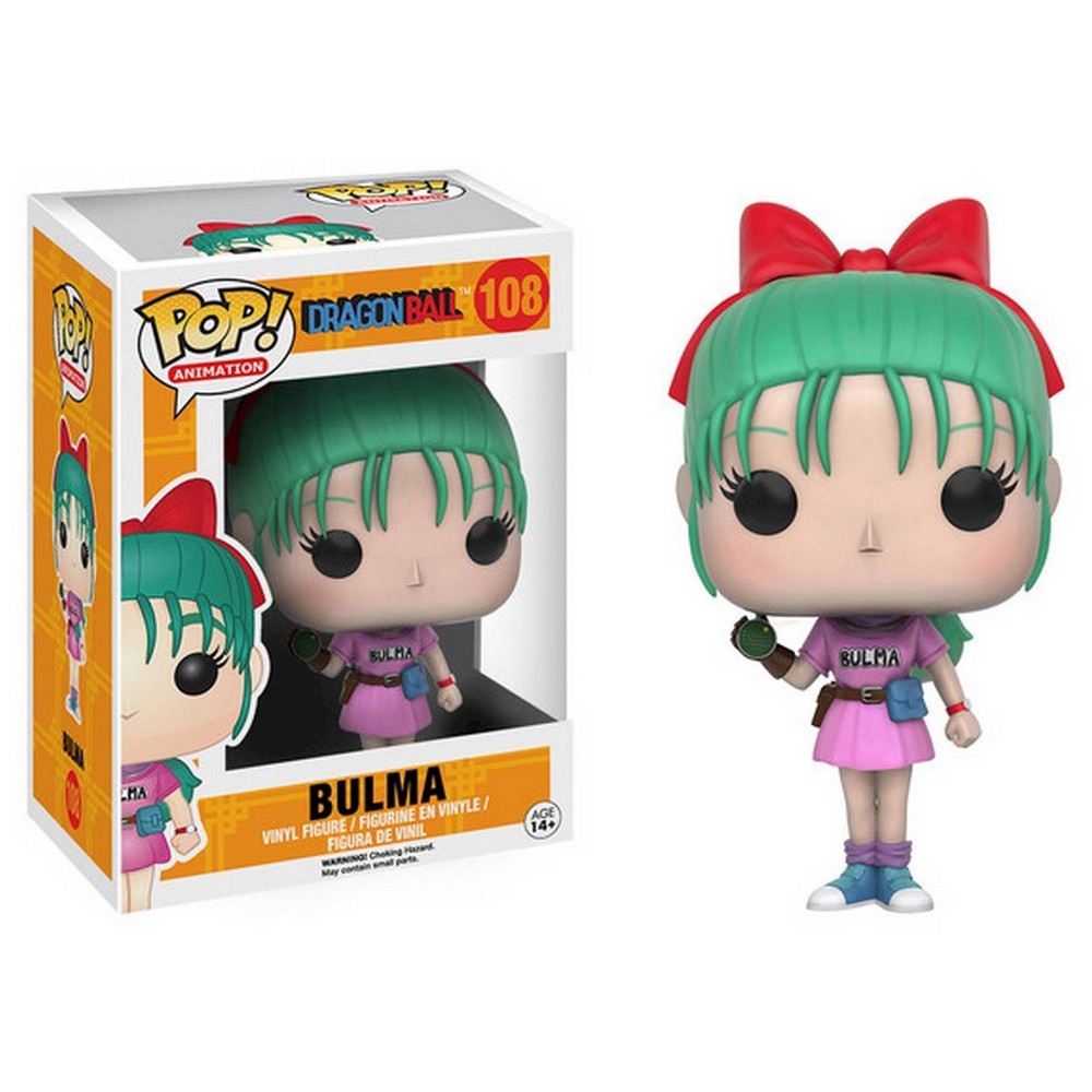 Bulma Figure Dragonball Z Funko Pop Animation 3.75 Inches Funko Pop 108