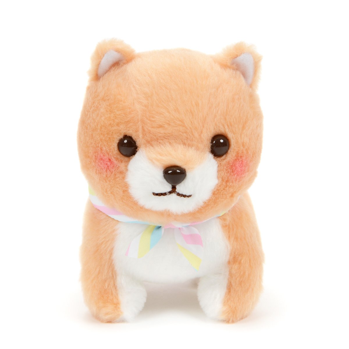 Amuse Dog Plushie, Mameshiba San Kyodai Funwari Yume no Kuni Mametaro Pastel Brown 5 Inches Standard Size