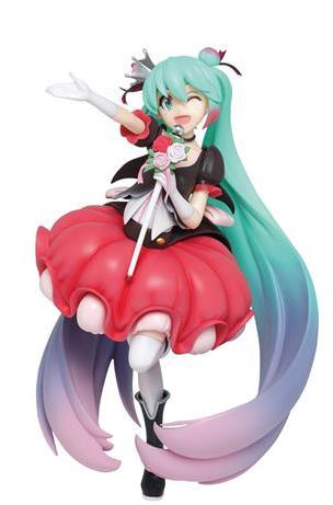 Hatsune Miku Figure, Red Dress, 10th Anniversary Figure, Vocaloid, Taito Kuji Honpo, Taito