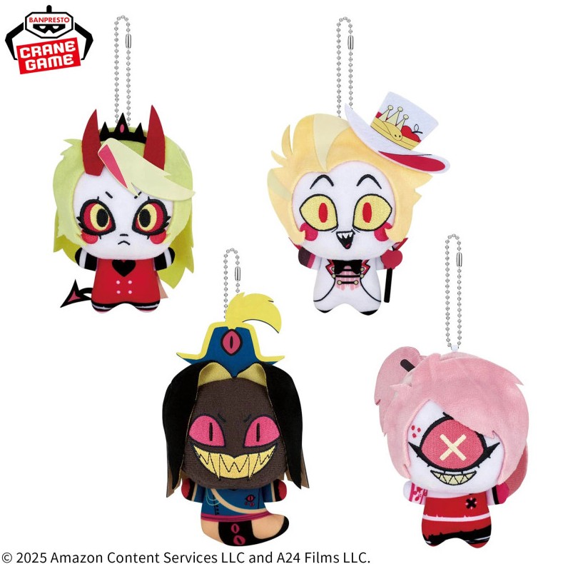 Hazbin Hotel Ver 2. Keychain Plushie - Random Pick