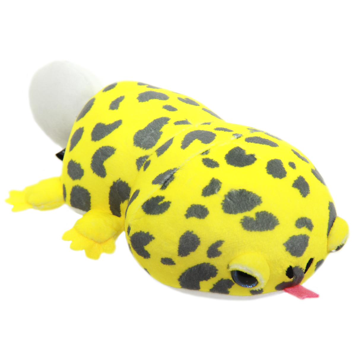 Leopard Gecko Plush Collection Lizard Plush Toy Super Soft Stuffed Animal Yellow White 9 Inches