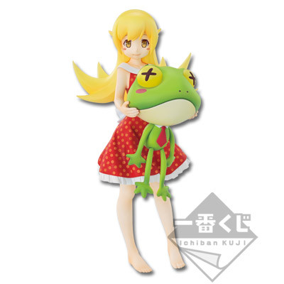 Oshino Shinobu Figure, Ichiban Kuji, Last One Prize, Red Dress Ver with Frog, Bakemonogatari, Tsukimonogatari, Banpresto