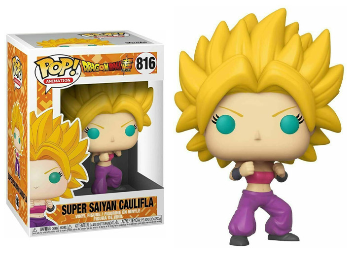Super Saiyan Caulifla Figure Dragon Ball Z Funko Pop Animation 3.75 Inches - Funko Pop 816