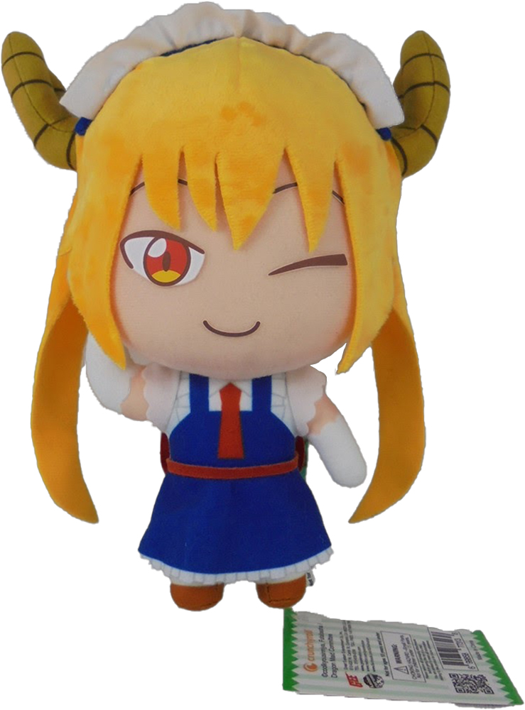 Tohru Sitting Plush Doll, Miss Kobayashi Dragon Maid, 8 Inches