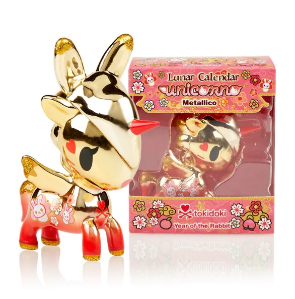 Tokidoki Unicorno Metallico - Lunar Calendar - Year of the Rabbit - Limited Edition