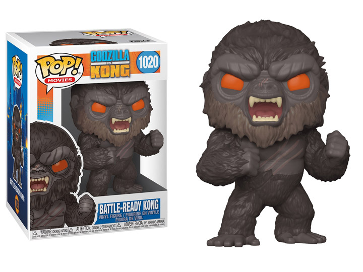 Kong Battle-Ready Kong Figure Godzilla vs Kong Funko Pop Animation 3.75 Inches Funko Pop 1020