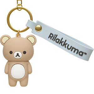 Rilakkuma Mascot Keychain with Strap