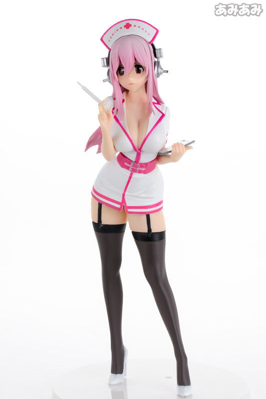 Super Sonico, Nurse Ver., White Dress, Pink Hair, Super Sonico, SK Japan