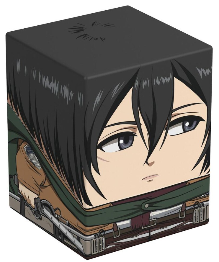 Attack on Titan Squaroes - Deck Box - Mikasa Ackerman
