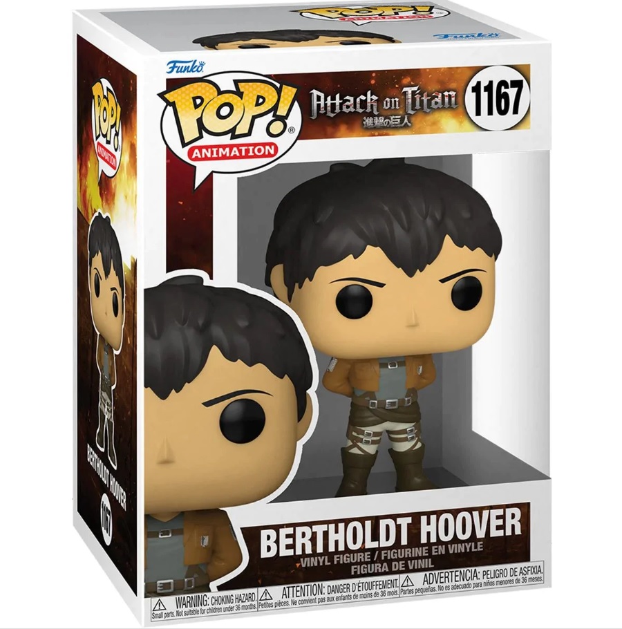 Bertholdt Hoover Funko Pop Animation Attack on Titan 3.75 Inches - Funko Pop 1167