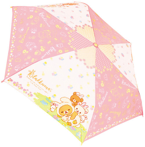 Compact Umbrella Rilakkuma Flower