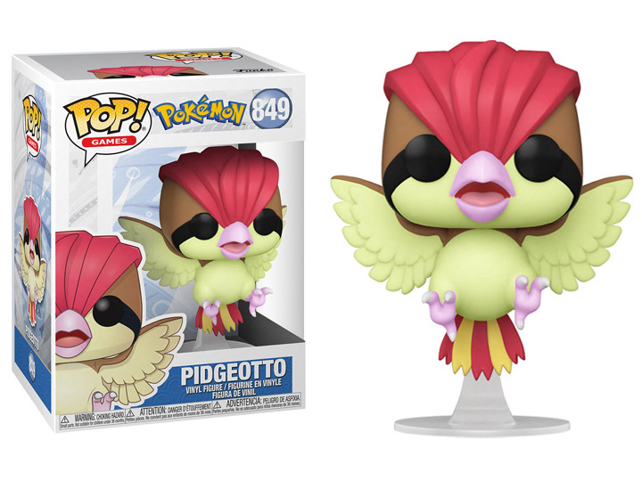 Pidgeotto Figure Pokemon Pop Animation 3.75 Inches Funko Pop 849