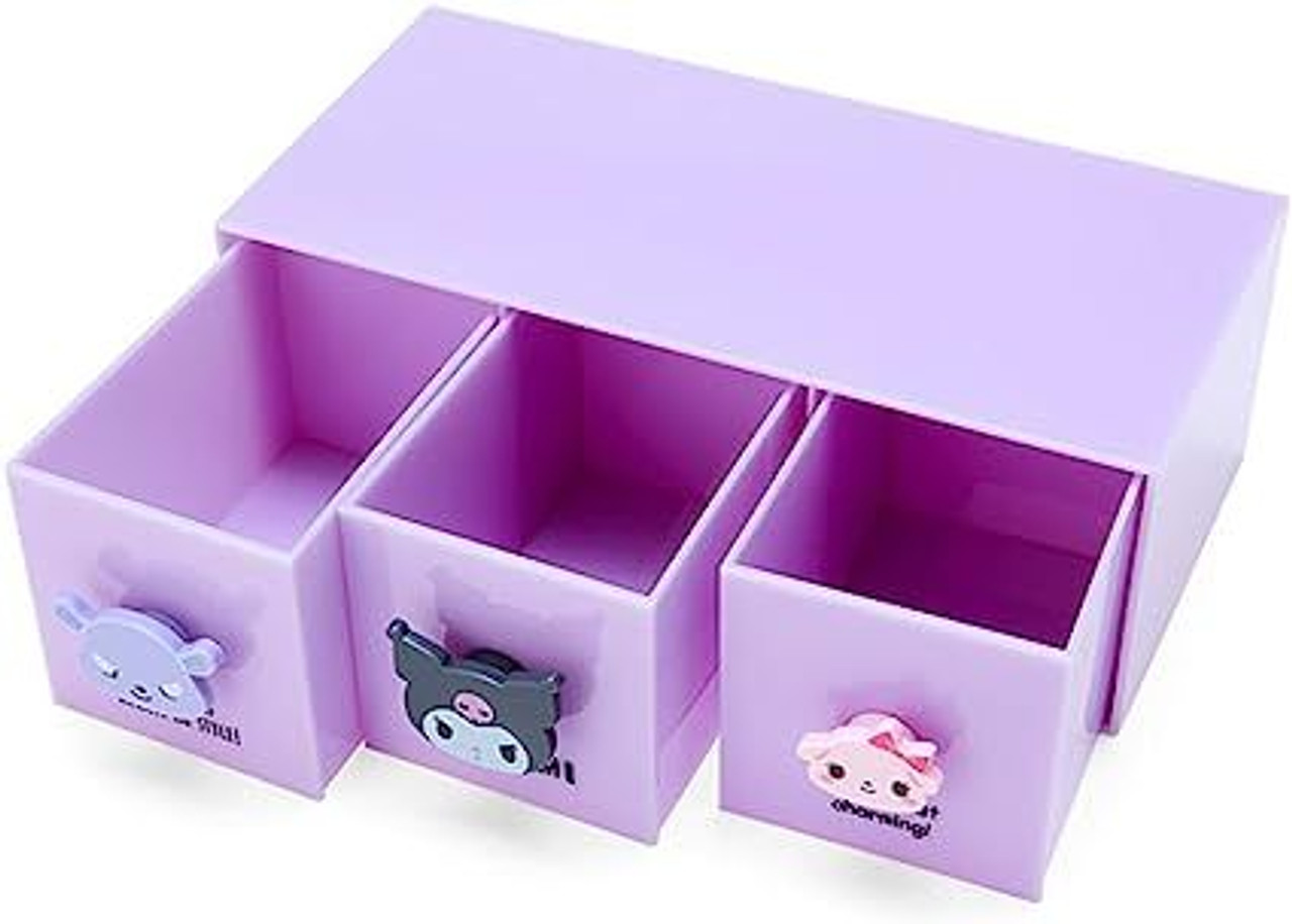 Kuromi Mini Drawers Case Purple Sanrio