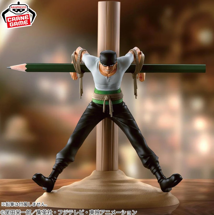 Roronoa Zoro Figure, FigLife, One Piece, Banpresto