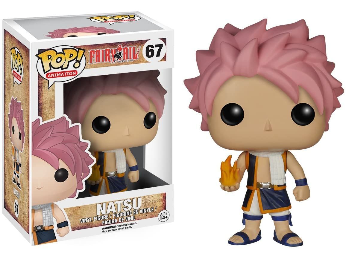 Natsu Dragneel Figure Fairy Tail Funko Pop Animation 3.75 Inches Funko Pop 67
