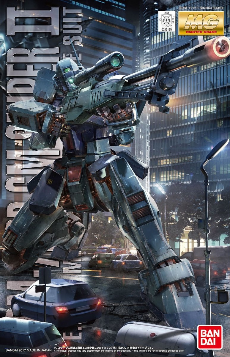 RGM-79SP GM Sniper II Mobile Suit, Gundam, 1/100 Scale, MG Model Kit, Bandai