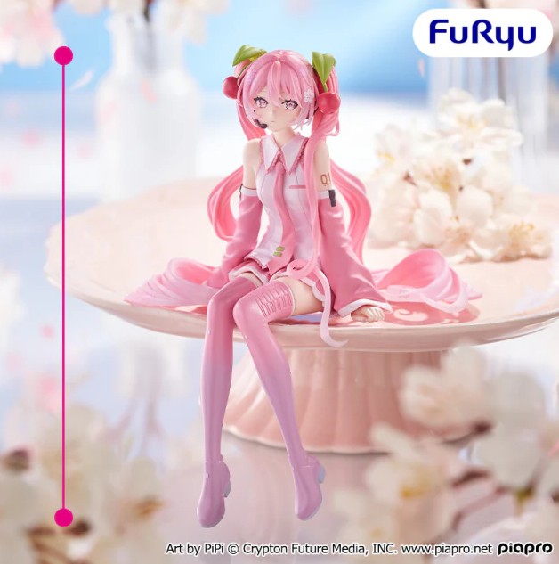 Sakura Miku Noodle Stopper Figure, 2026, Hatsune Miku, Vocaloid, Furyu