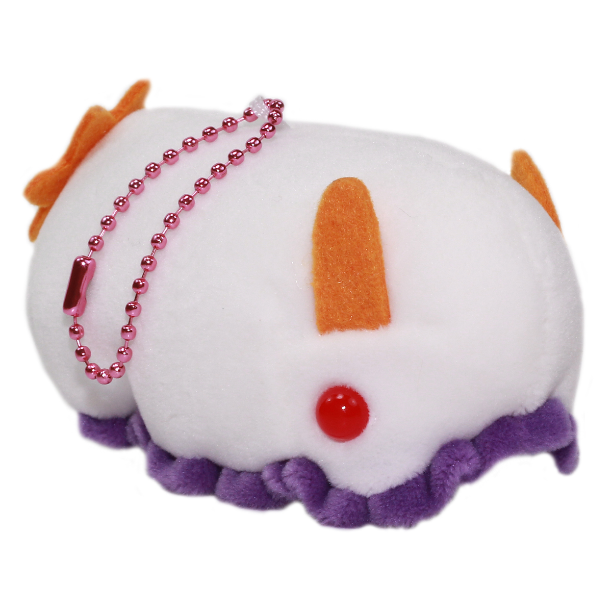 Mochi Puni Sea Cucumber Plush Collection Sea Slug Toy White/Purple 4 Inches