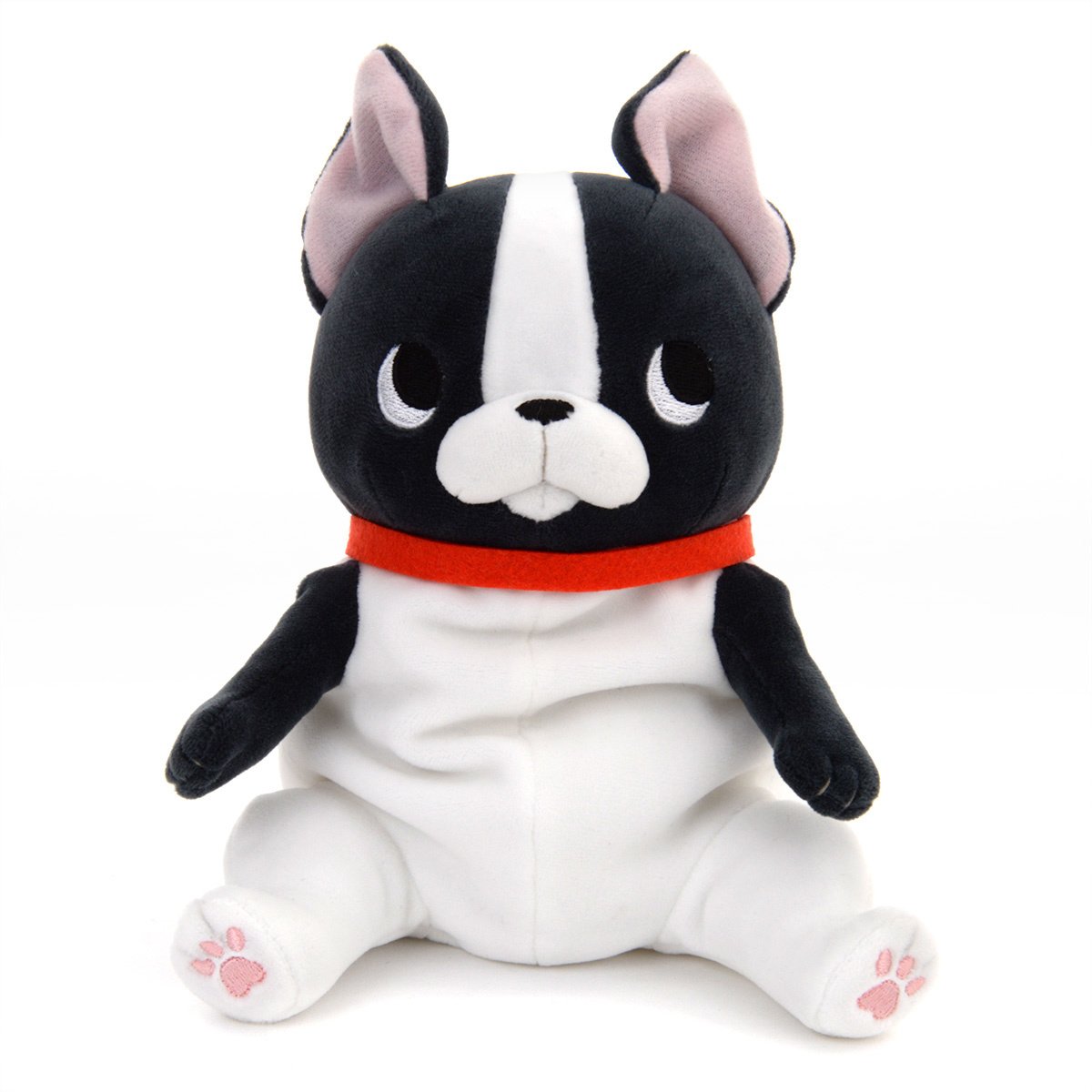 Plush Pug, Amuse, Buruburu Boo!, Boo, Black / White, 8 Inches