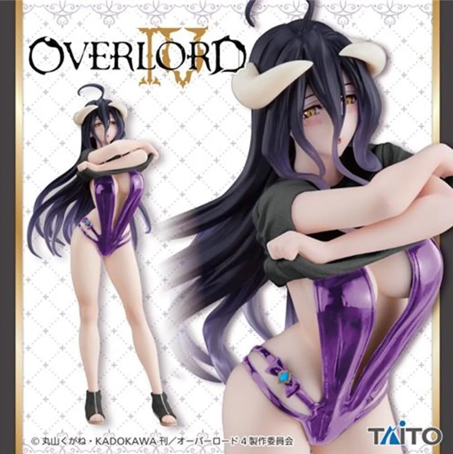 Albedo Figure, Purple Swimsuit, Renewal, Coreful, Overlord IV, Taito