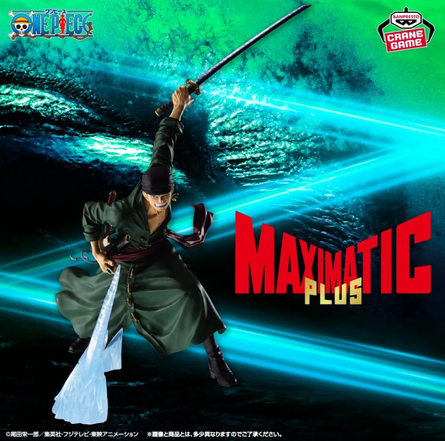 Roronoa Zoro Figure, Maximatic Plus, One Piece, Bandai, Banpresto