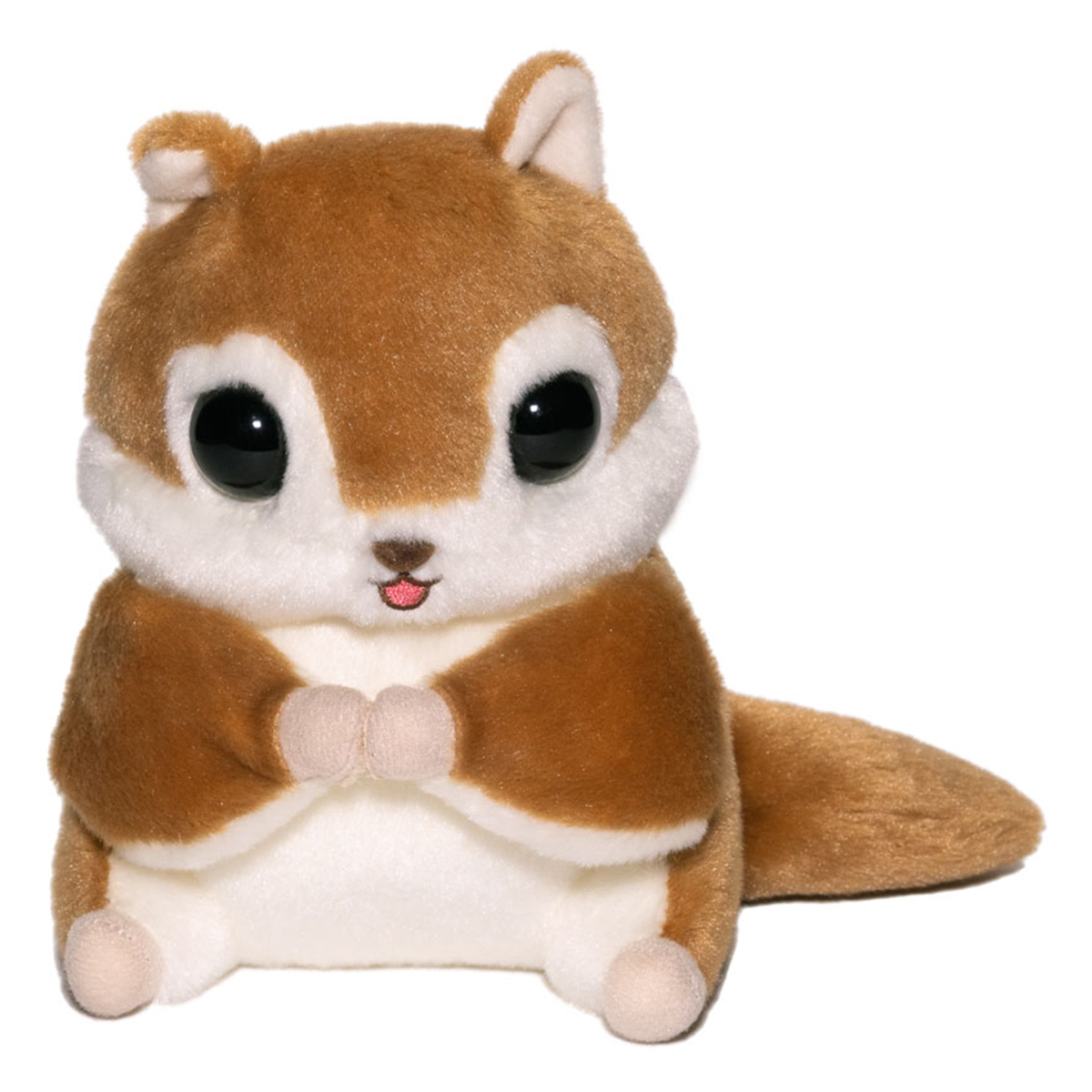 Flying Squirrel Plush Doll, Brown, Standard Size, 5 Inches