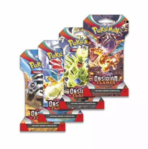 Pokemon Trading Card Game Obsidian Flames Sleeved Booster Pack