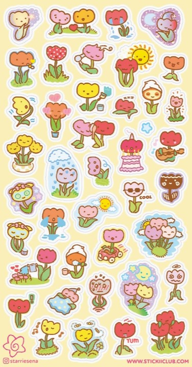 Tulip Time Sticker Sheet
