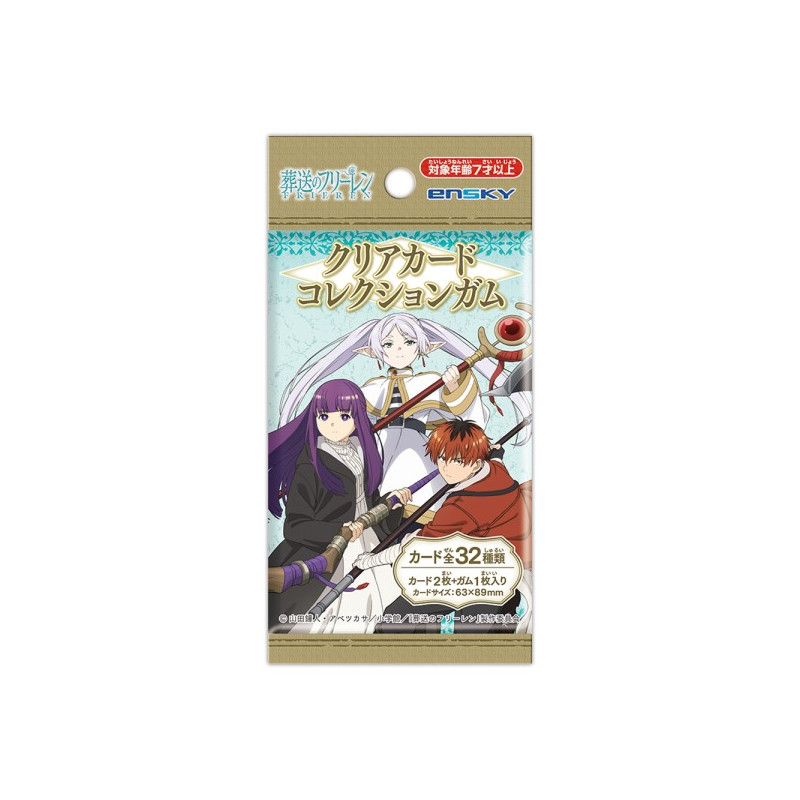Frieren Clear Card Collection Gum Clear Card + Gum Ensky