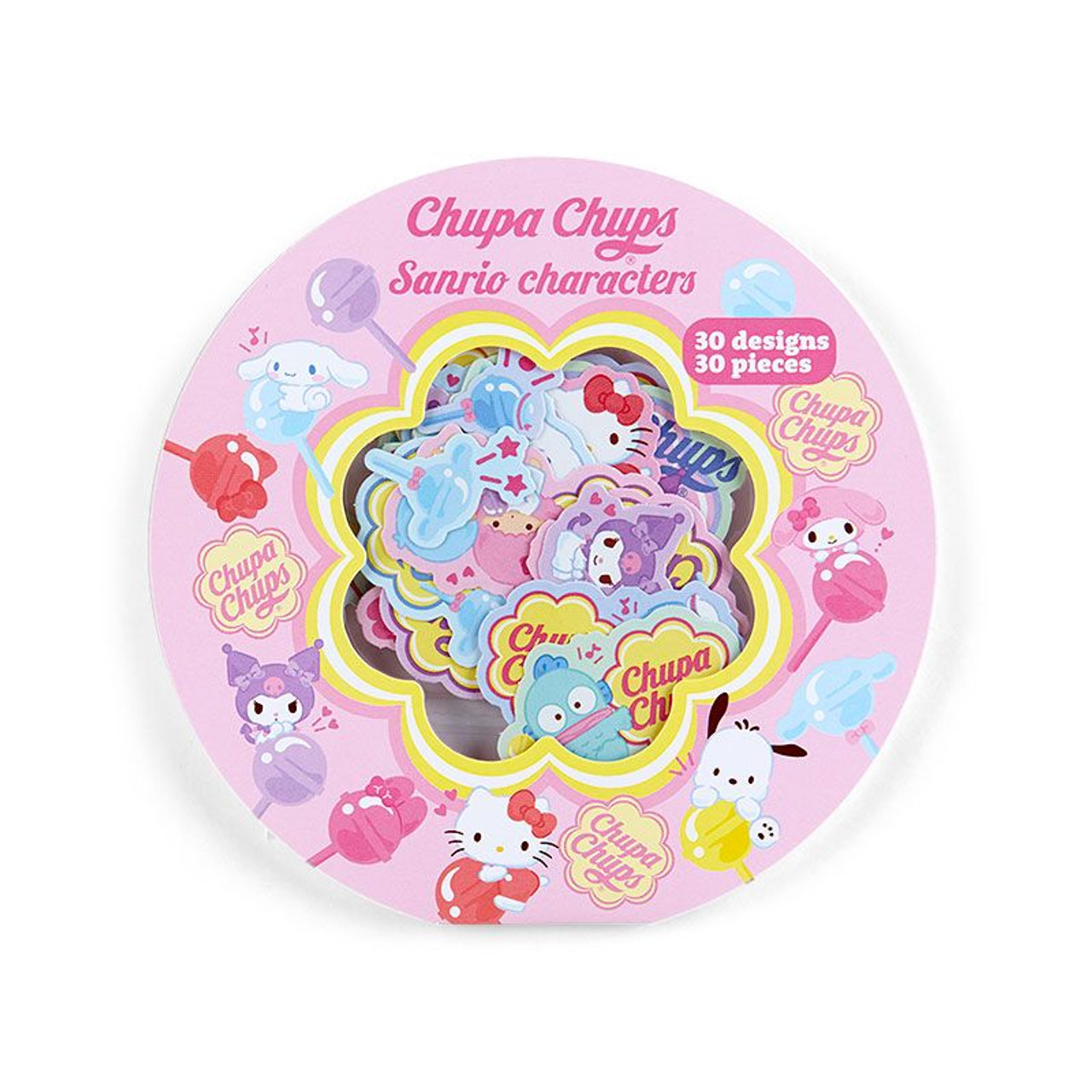 Sanrio Stickers Set Characters Chupa Chups Collaboration 30 Pieces