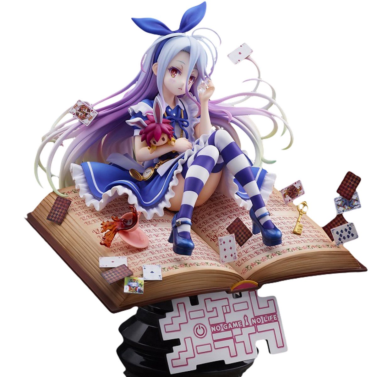 Shiro Figure, 1/7 Scale Pre-Painted Statue, Shiro In Wonderland, No Game No Life, eStream