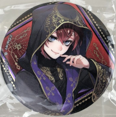 Twisted Wonderland Riddle Rosehearts Glitter Pin Badge