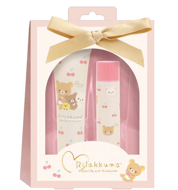 Rilakkuma Lip Cream & Hand Cream Gift Set