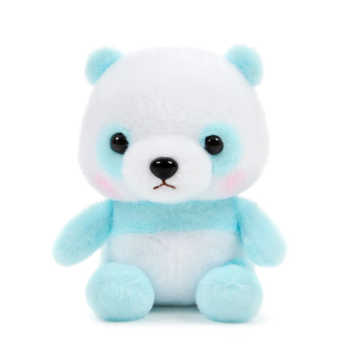 Plush Panda, Amuse, Honwaka Panda Baby, Yume Soda, White / Blue, 6 Inches