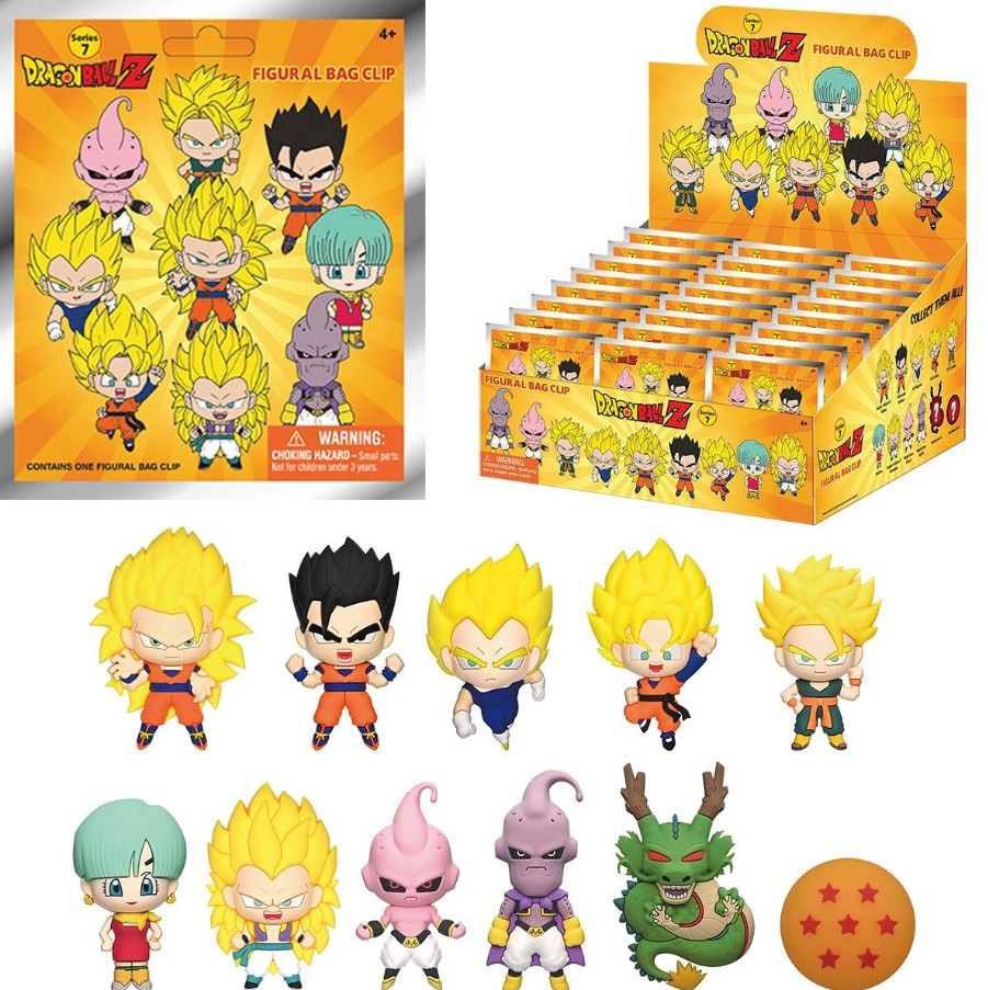 Dragon Ball Z, Series 7, 3D Figural Bag Clip - Random Pick