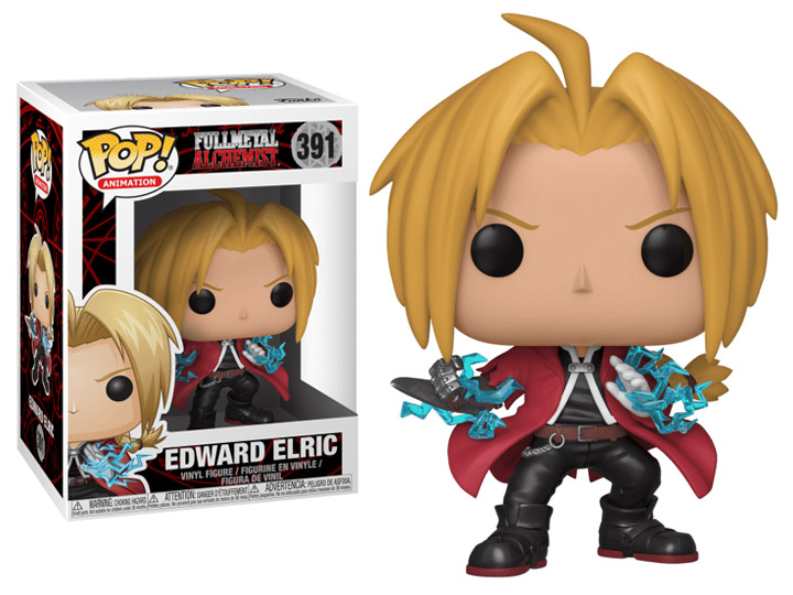 Edward Elric Fullmetal Alchemist Funko Pop Animation 3.75 Inches Funko Pop 391