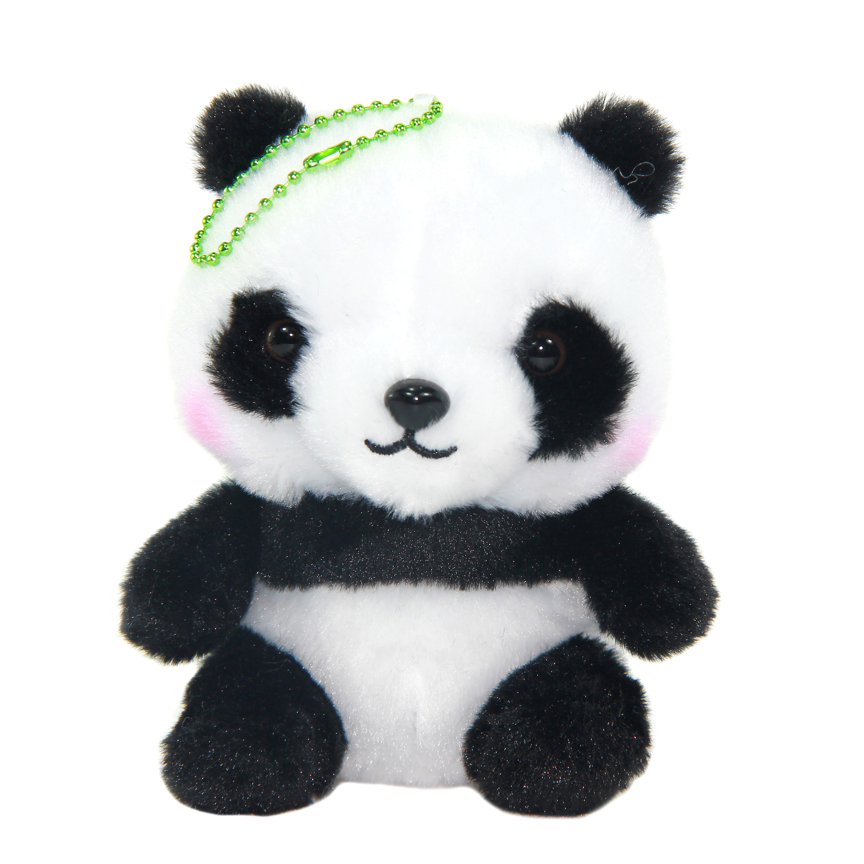 Plush Panda, Amuse, Honwaka Panda Baby, Panda Boy, Black / White, 5 Inches