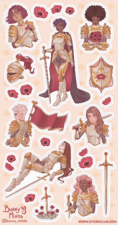 Flower & Flury Sticker Sheet