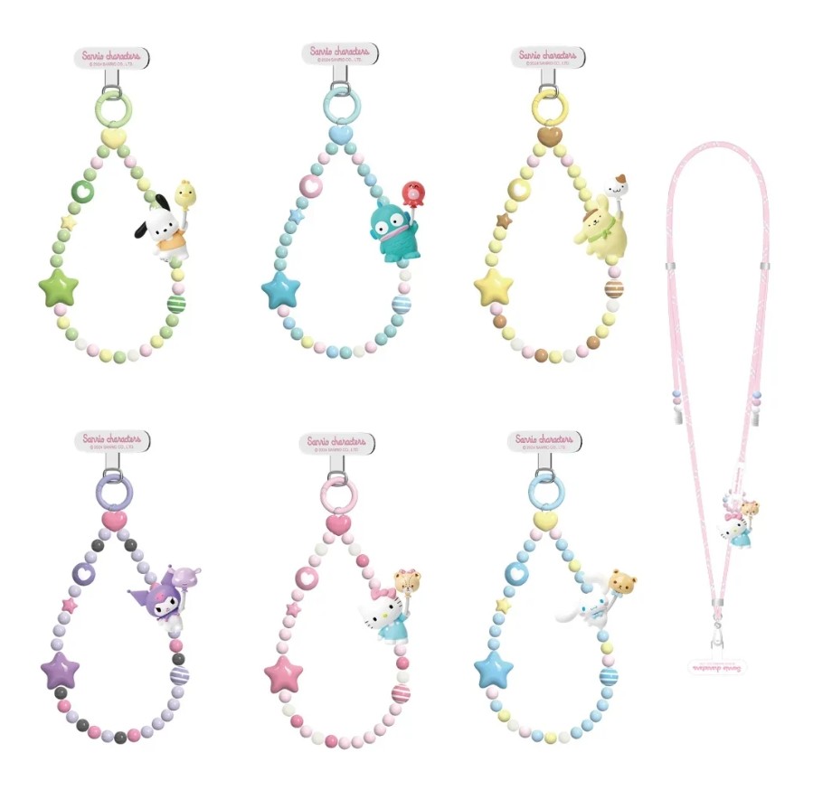 Sanrio Characters Surprise Balloon Adventure Series Phone Charm Chains Moetch Picocici - Random Blind Box