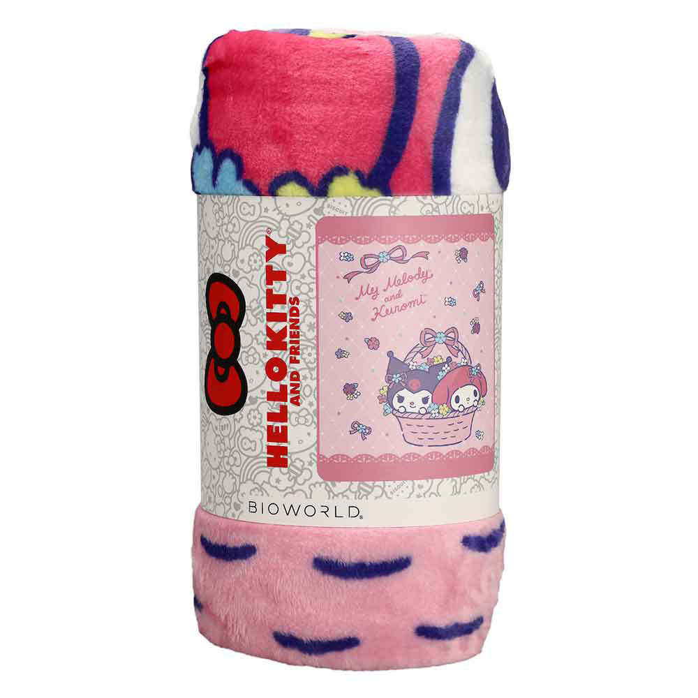 Sanrio My Melody & Kuromi Fleece Throw Blanket