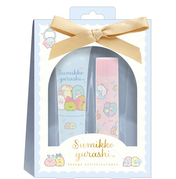Sumikko Gurashi Lip Cream & Hand Cream Gift Set